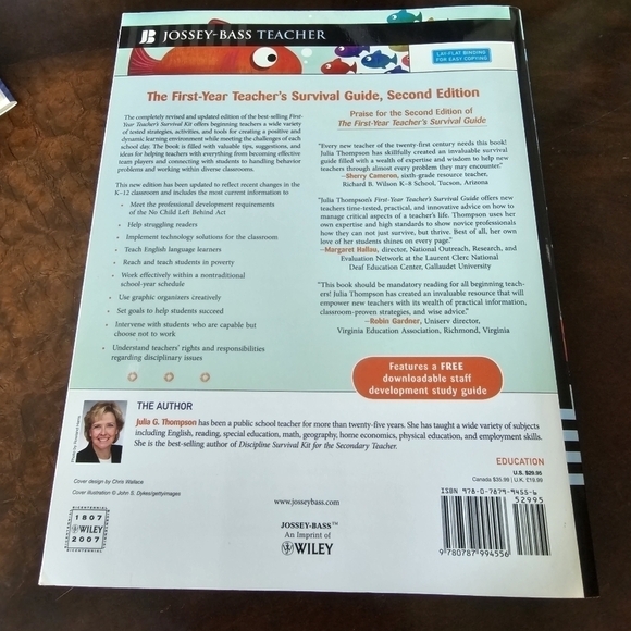 The First-Year Teacher's Survival Guide by Julia Thompson, Softcover Book - Picture 2 of 6